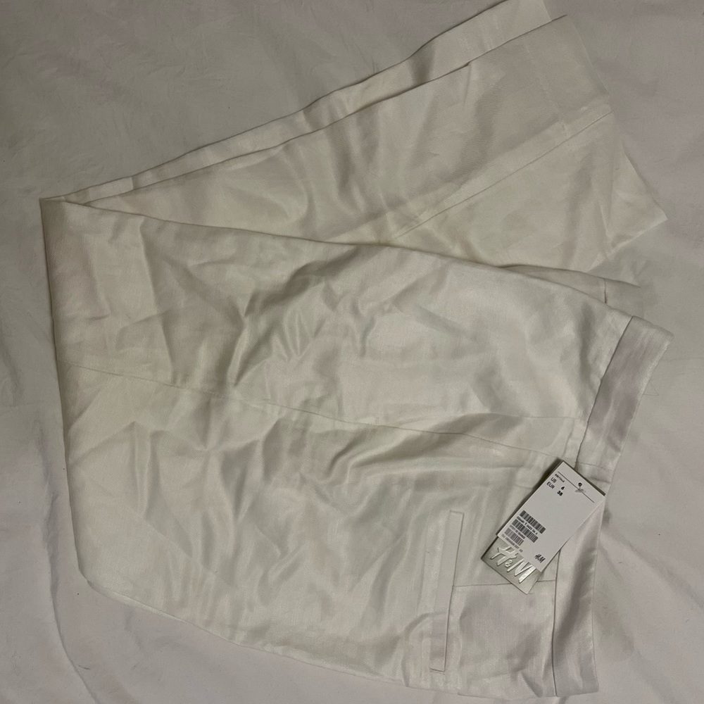 White H&M dress pants new with tags